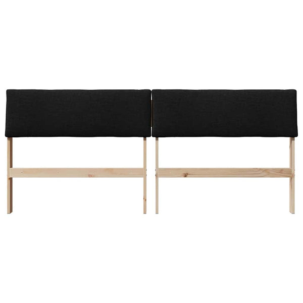 Gepolstertes Kopfteil Schwarz 180cm