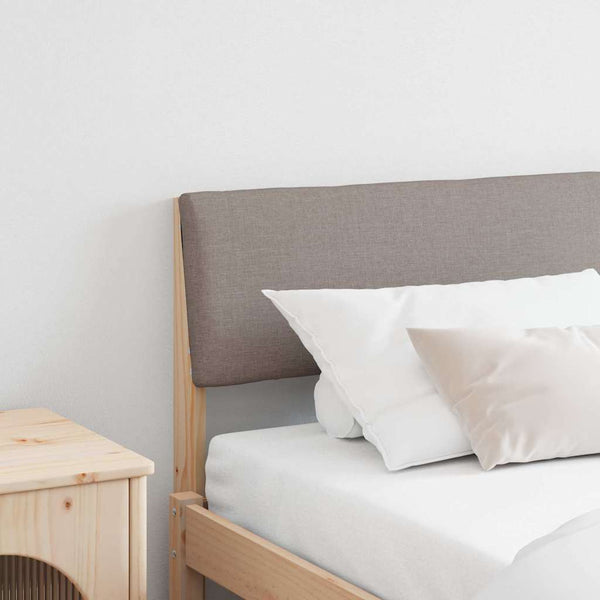 vidaXL Tête de lit rembourrée Taupe 180 cm Bois de pin massif