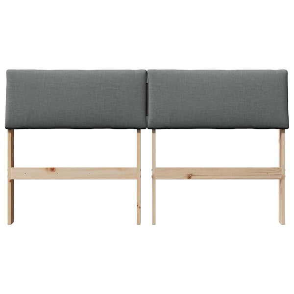 Gepolstertes Kopfteil Dunkelgrau 160 cm