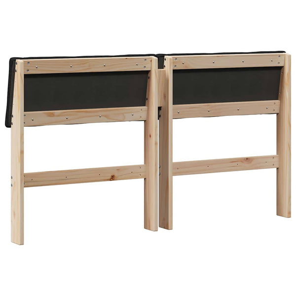 Gepolstertes Kopfteil Schwarz 160cm