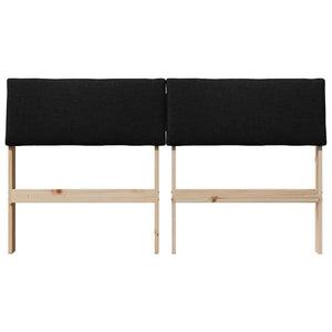 Gepolstertes Kopfteil Schwarz 160cm