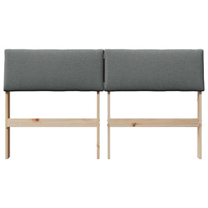 Gepolstertes Kopfteil Dunkelgrau 150cm