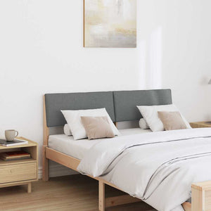 Gepolstertes Kopfteil Dunkelgrau 135cm