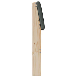 Gepolstertes Kopfteil Dunkelgrau 120 cm