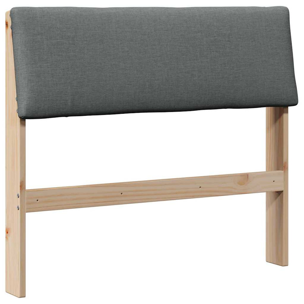 Gepolstertes Kopfteil Dunkelgrau 100cm