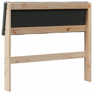 Gepolstertes Kopfteil Dunkelgrau 100cm