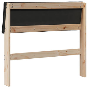 Gepolstertes Kopfteil Schwarz 100cm Kiefer