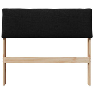 Gepolstertes Kopfteil Schwarz 100cm Kiefer