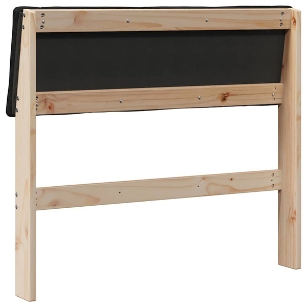 Gepolstertes Kopfteil Schwarz 90cm