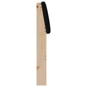 Gepolstertes Kopfteil Schwarz 90cm