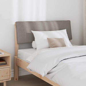 Gepolstertes Kopfteil Taupe 90cm Kiefer Massivholz