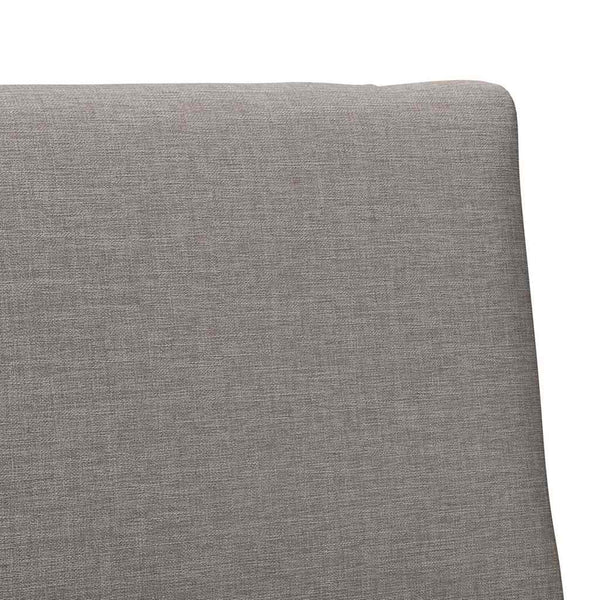 Gepolstertes Kopfteil Taupe 80cm Kiefer Massivholz