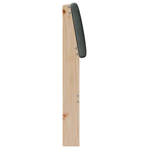Gepolstertes Kopfteil Dunkelgrau 75cm