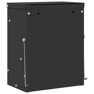 Kaninchenfutterspender Schwarz Stahl 25cm