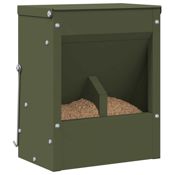 Kaninchenfütterer Olive Grün 20x12,5x25cm