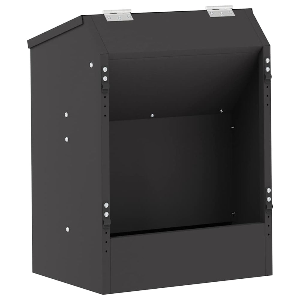 Kaninchenfutterautomat Schwarz