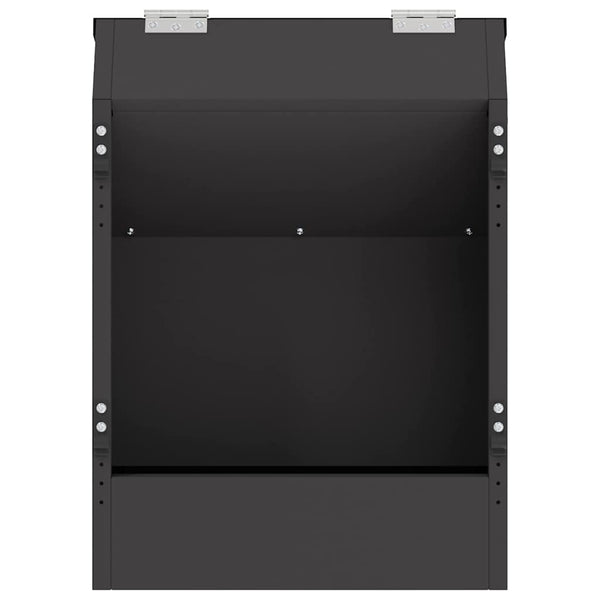 Kaninchenfutterautomat Schwarz