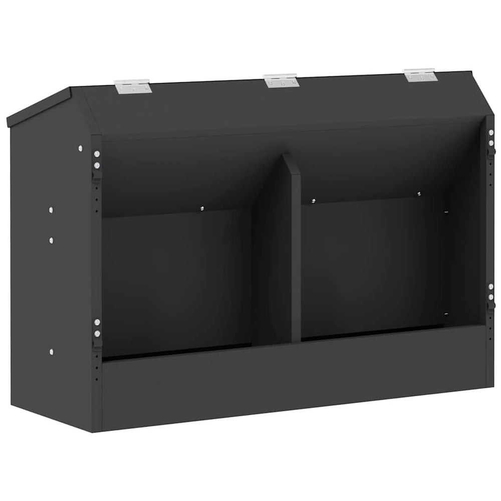 Kaninchen Futterautomat Schwarz