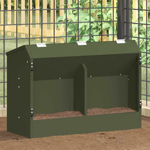 Kaninchen Futterautomat Olive Grün