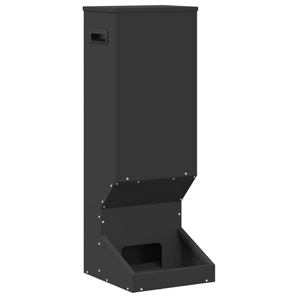 Rehfütterer Schwarz Stahl 80cm