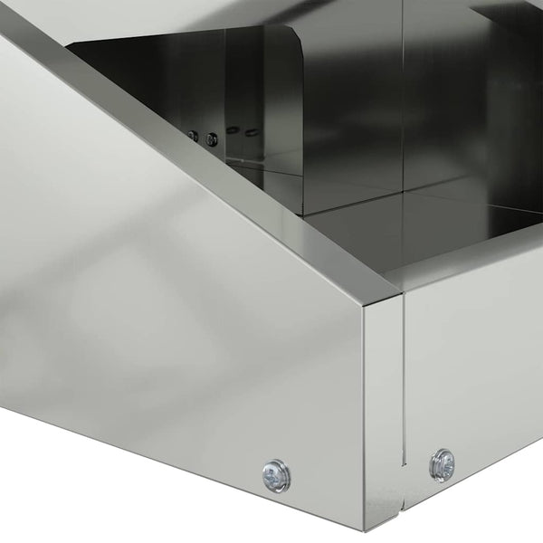 Rehfütterer Silber Verzinkter Stahl 80cm
