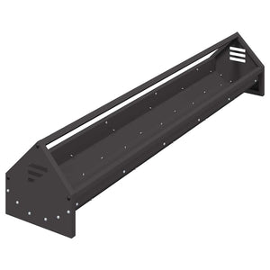Hühnerfutterrinne Schwarz 108 cm