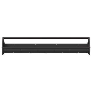 Hühnerfutterrinne Schwarz 108 cm