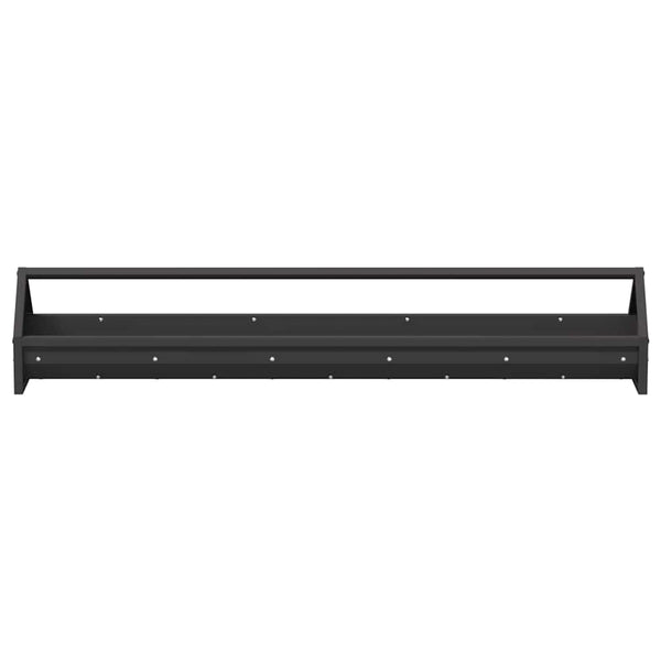 Hühnerfutterrinne Schwarz 108 cm