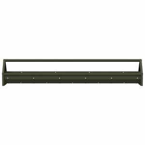 Hühnerfutterrinne, Olive Grün, 108 cm