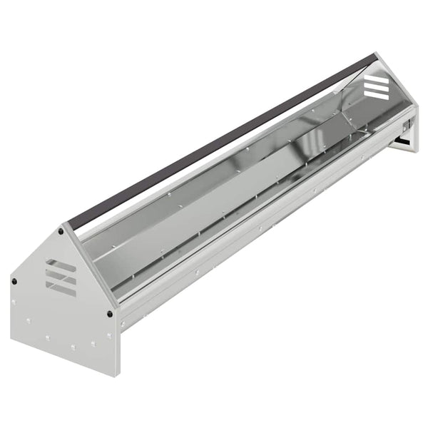 Hühnerfütterungsrinne, 108 cm, Silber