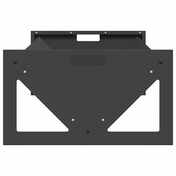 Futtertrog für Nutztiere, 108 cm, Schwarz