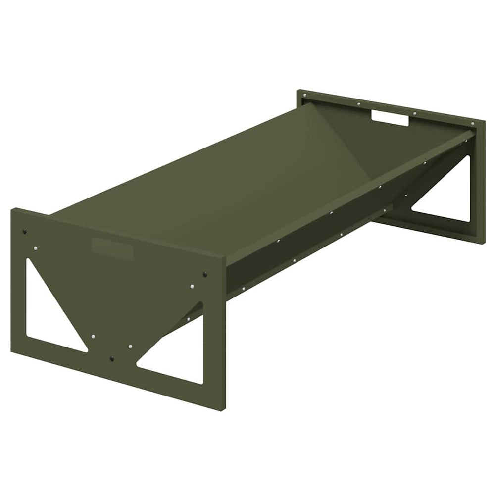 Futtertrog für Nutztiere, Olive Grün, 108 cm
