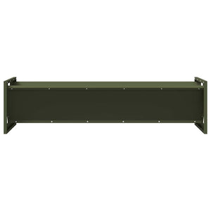 Futtertrog für Nutztiere, Olive Grün, 108 cm