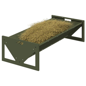 Futtertrog für Nutztiere, Olive Grün, 108 cm