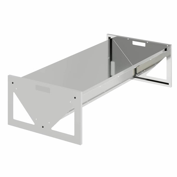 Futtertrog für Nutztiere, Silber, 108 cm