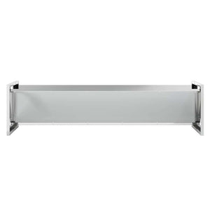 Futtertrog für Nutztiere, Silber, 108 cm
