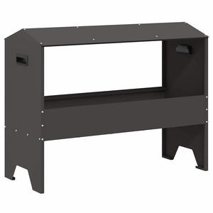 Futtertrog für Nutztiere, Schwarz, 79 cm