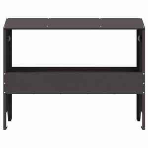 Futtertrog für Nutztiere, Schwarz, 79 cm