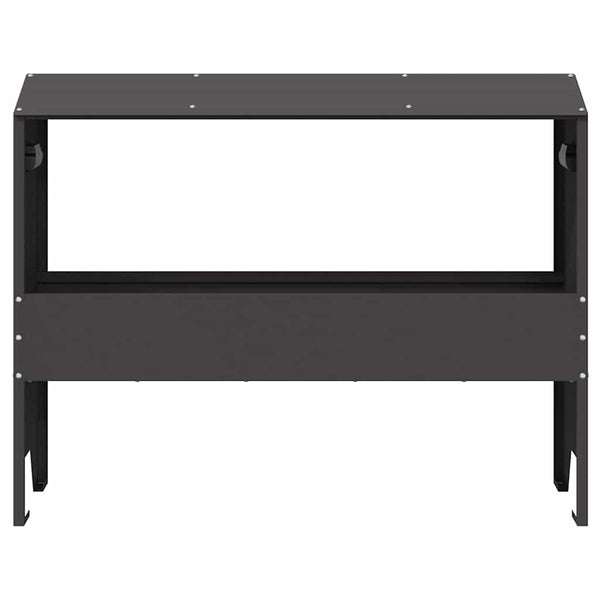 Futtertrog für Nutztiere, Schwarz, 79 cm