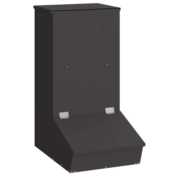 Schwein Futterspender Schwarz 76cm