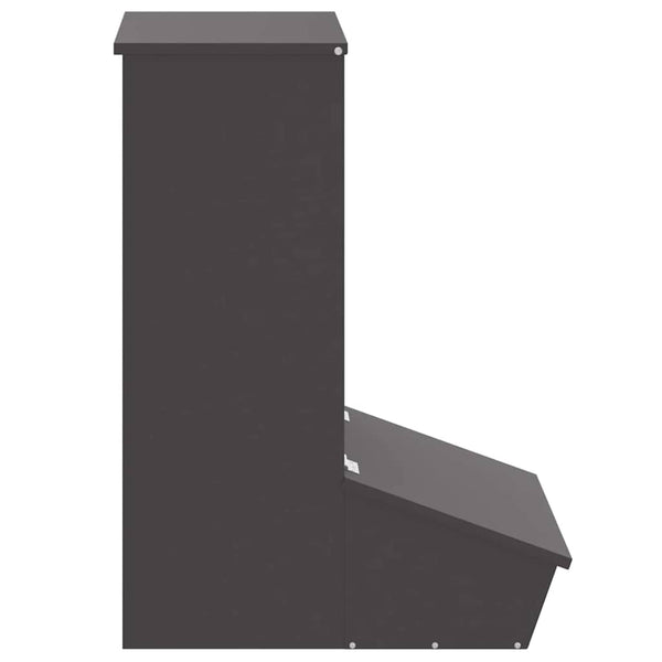 Schwein Futterspender Schwarz 76cm