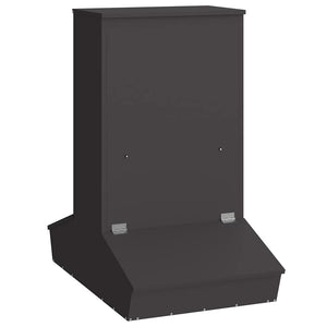 Schwarzer Schweinefutterspender, 20 kg