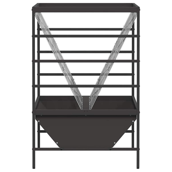 Viehfutterspender Schwarz 15 kg