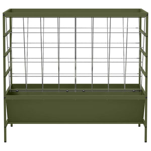 Viehfutterspender Olive Grün 15 kg
