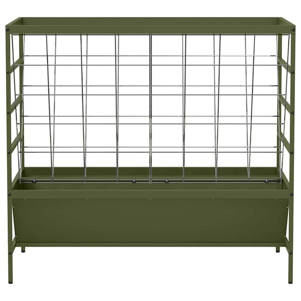 Viehfutterspender Olive Grün 15 kg