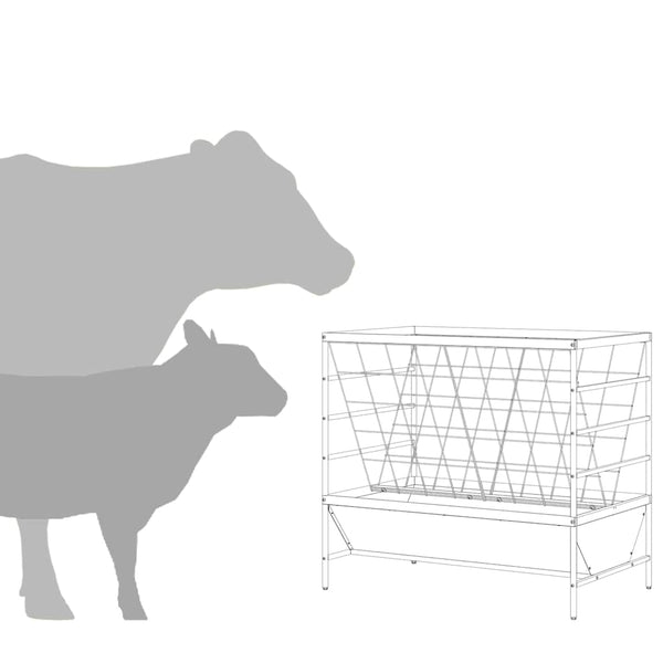 Viehfutterspender Olive Grün 15 kg