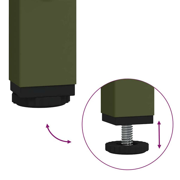 Viehfutterspender Olive Grün 15 kg