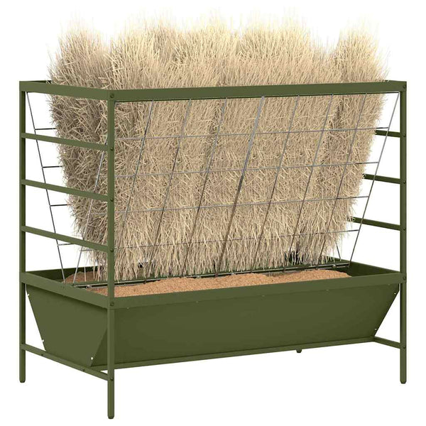 Viehfutterspender Olive Grün 15 kg