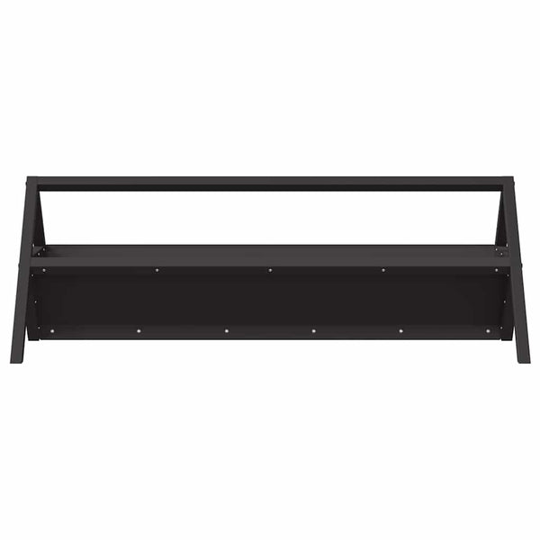 Futtertrog für Nutztiere, Schwarz, 111 cm
