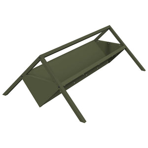 Futtertrog für Nutztiere, Olivgrün, 111 cm